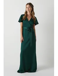 Teen Coast Angel Sleeve Bridesmaids Dress