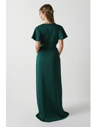 Teen Coast Angel Sleeve Bridesmaids Dress - 2