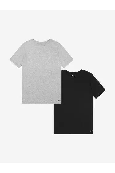 Nike Boys 2 Pack T-Shirt Set in Grey