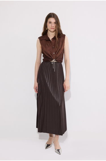 PLEATED SKIRT