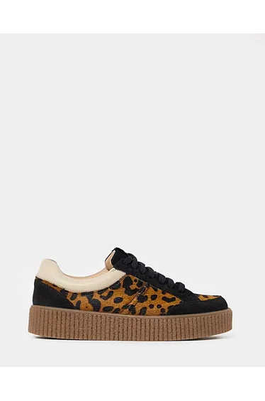 Chunky Lace Up Trainer Extra Wide