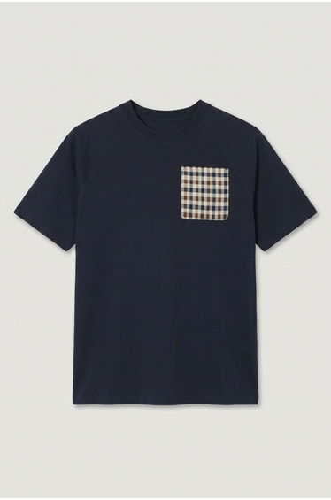 Raglan Pocket T-Shirt Navy