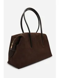 Gavera Leather Mini Bowler Grab Bag - 6