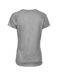 Tee Jays Womens/Ladies CoolDry Sporty T-Shirt - Grey Melange - 1
