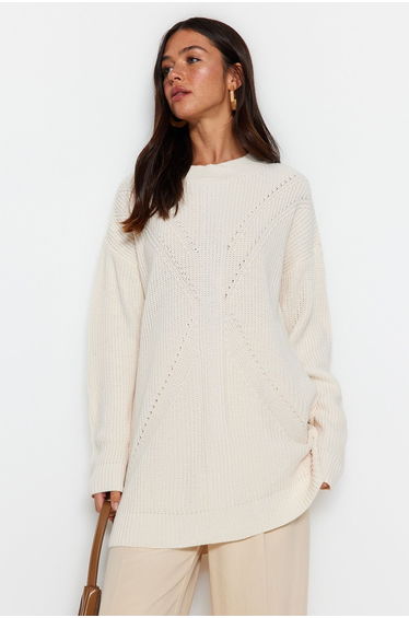Sweater - Beige - Regular fit