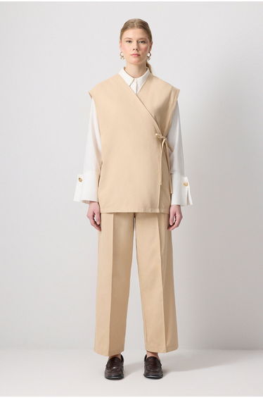 VEST TROUSERS GABARDINE SET