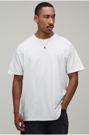 White Oversized Osaka Back Print T-Shirt - white