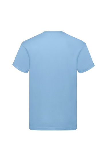 Fruit Of The Loom Mens Original Short Sleeve T-Shirt - Sky Blue
