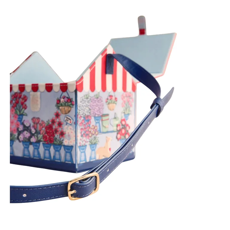 Cath Kidston Womens/Ladies Flower Market Crossbody Bag - Blue - 1