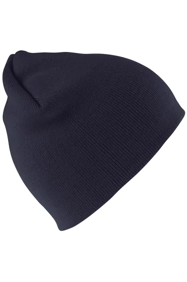 Result Pull On Soft Feel Acrylic Winter Hat - Navy Blue