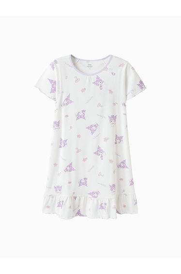 Girls' Lounge Dress With Front Print