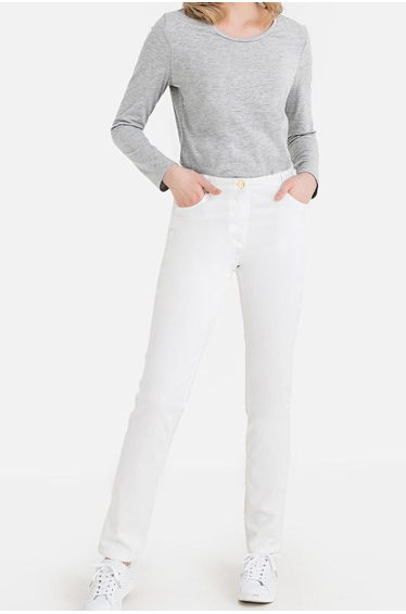 Long-Sleeved Crew Neck T-Shirt