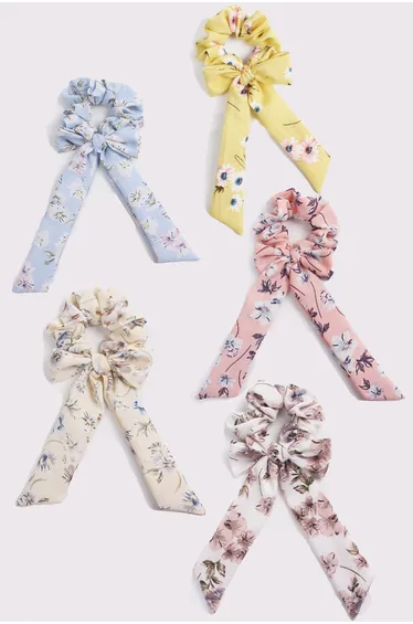 Bow Scrunchies 3 Pack