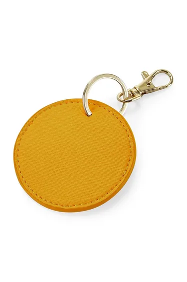 Bagbase Boutique Circular Key Clip - Mustard Yellow