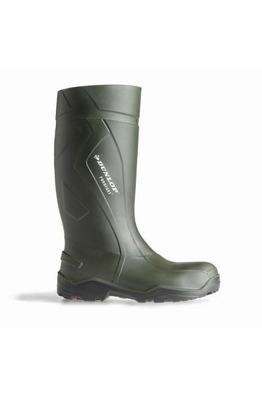 Dunlop C762933 Purofort+ Full Safety Standard Wellington Boxed / Womens Safety Boots - Green
