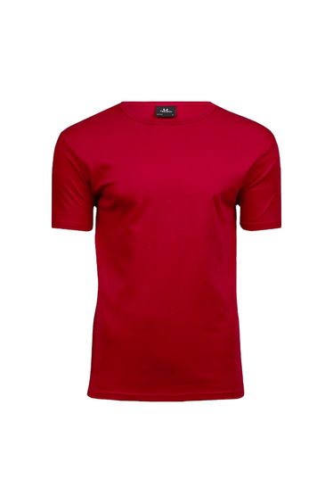 Tee Jays Mens Interlock T-Shirt - Red