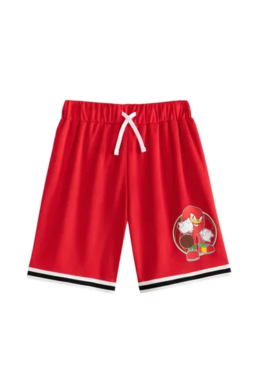 طقم سونيك ذا هيدجهوغ باللون الأحمر