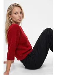 DILVIN Women's Wool Blend Sweater - 3