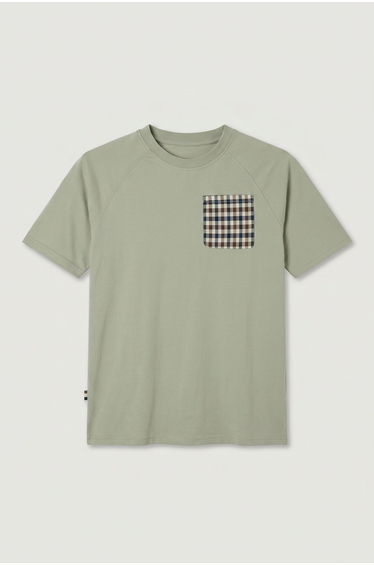 Raglan Pocket T-Shirt Salvia