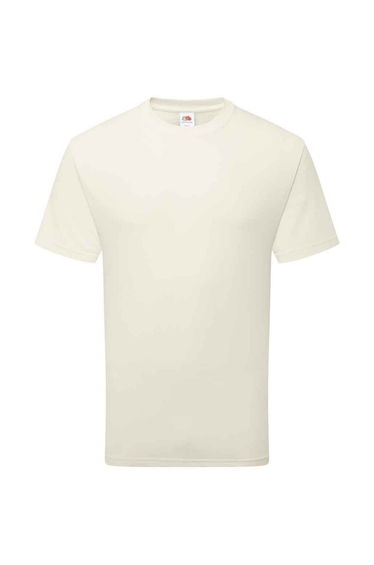 Fruit of the Loom Unisex Adult Cotton T-Shirt - Natural