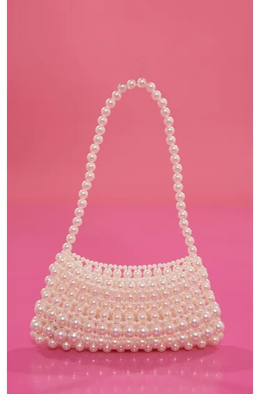 White Pearl Shoulder Bag