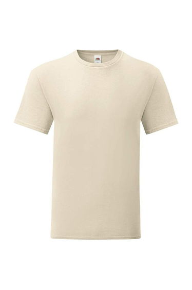 Fruit of the Loom Mens Iconic T-Shirt - Natural