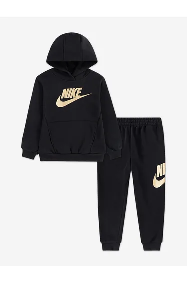 Nike Kids Club Fleece Tracksuit in Black