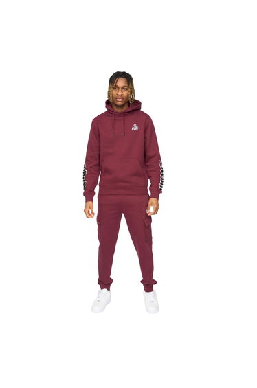 Kings Will Dream Mens Sleevely Fleece Hoodie - Burgundy