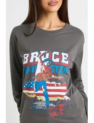 Bruce Springsteen License Long Sleeve T-Shirt - charcoal - 3