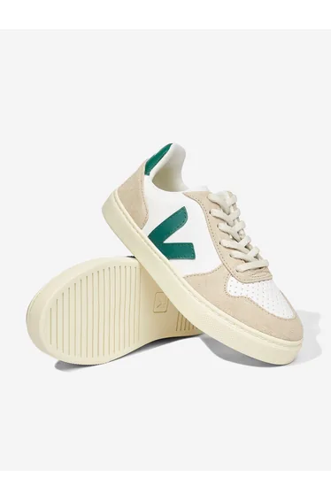 حذاء رياضي أطفال جلد - أبيض