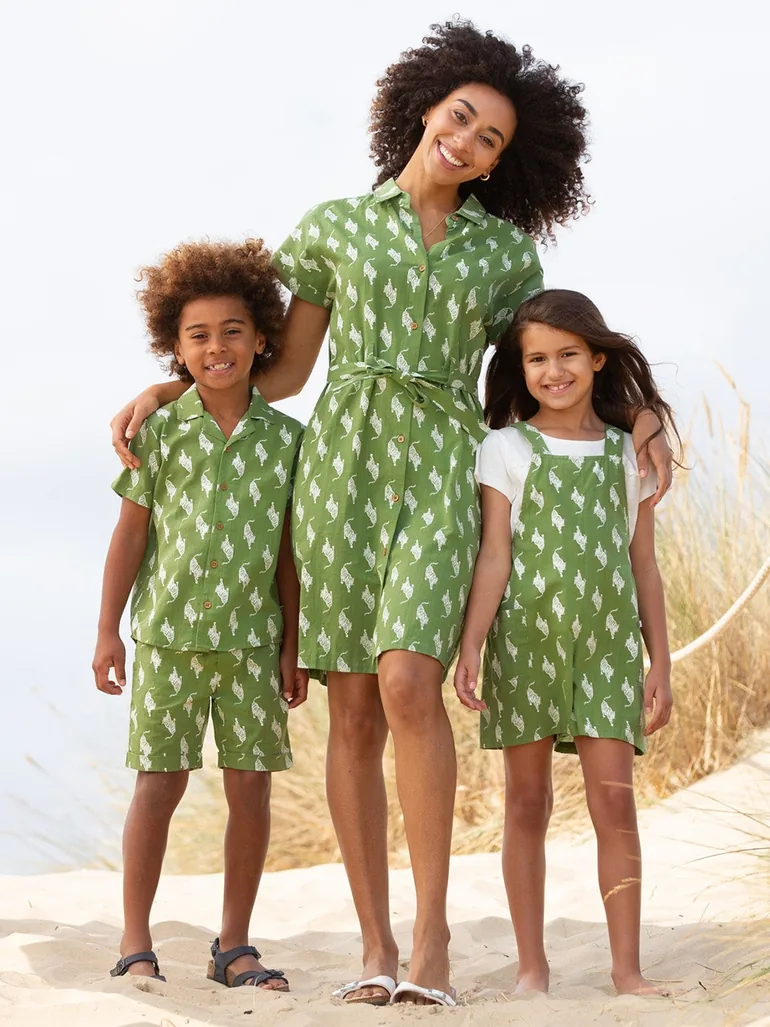 Charlton Slub Weave Dress Stay Wild - 4