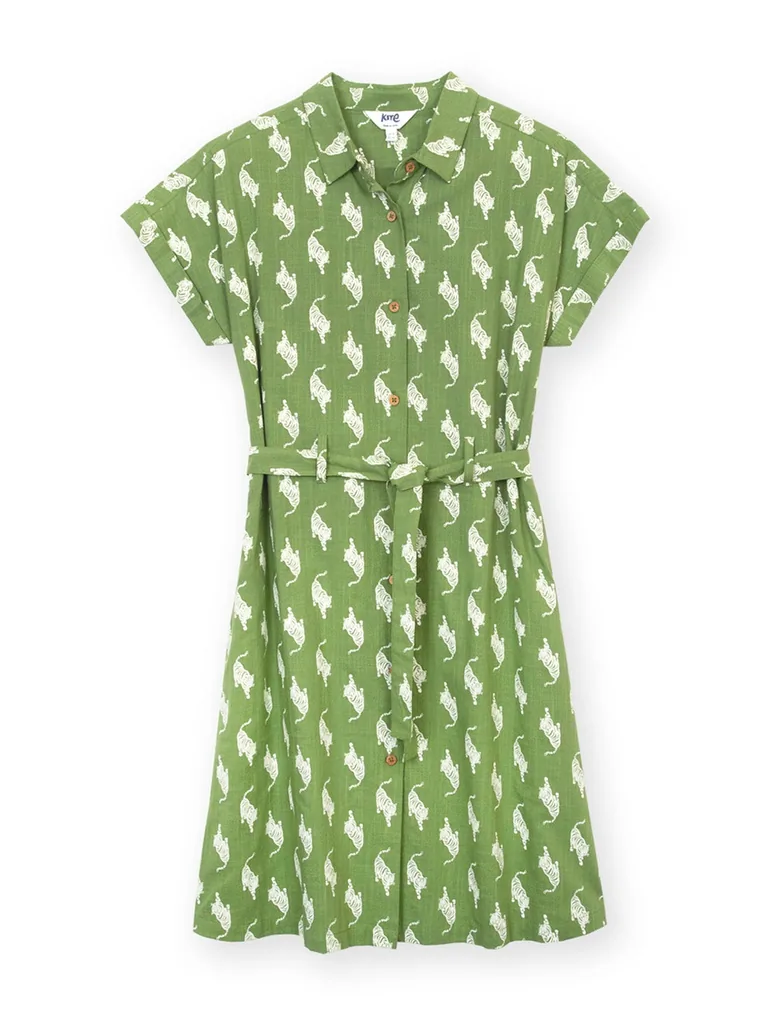 Charlton Slub Weave Dress Stay Wild - 1