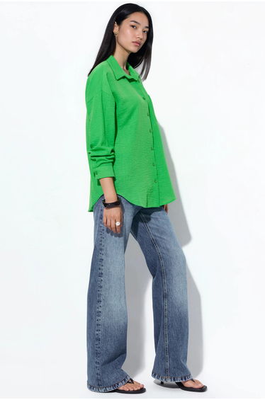 BDART Pocket Detailed Linen Blended Basic Shirt
