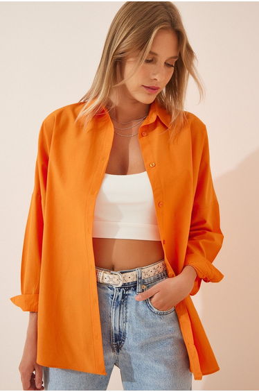 Shirt - Orange - Oversize