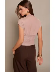 توب بريتي ليتل ثينق بيج بأكمام قصيرة - 2