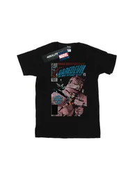 Marvel Womens/Ladies Daredevil Distressed Bullseye Vs Elektra Cover Cotton Boyfriend T-Shirt - Black - 1