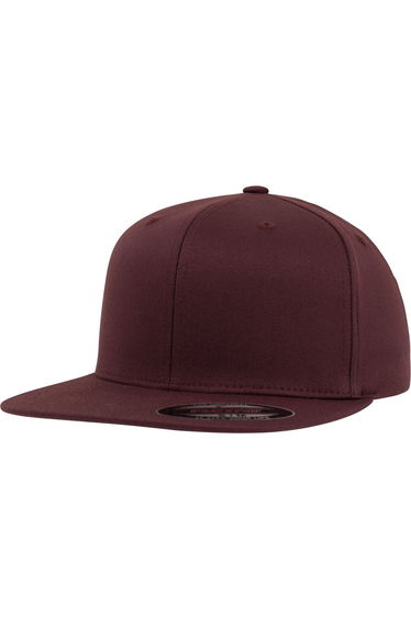 Flexfit by Yupoong Unisex Adults Flat Visor Cap - Maroon