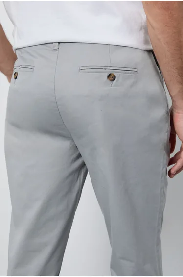 بنطلون بيرتن رسمي رمادي قصة واسعة