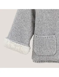 Cotton Mix Hooded Cardigan - 3