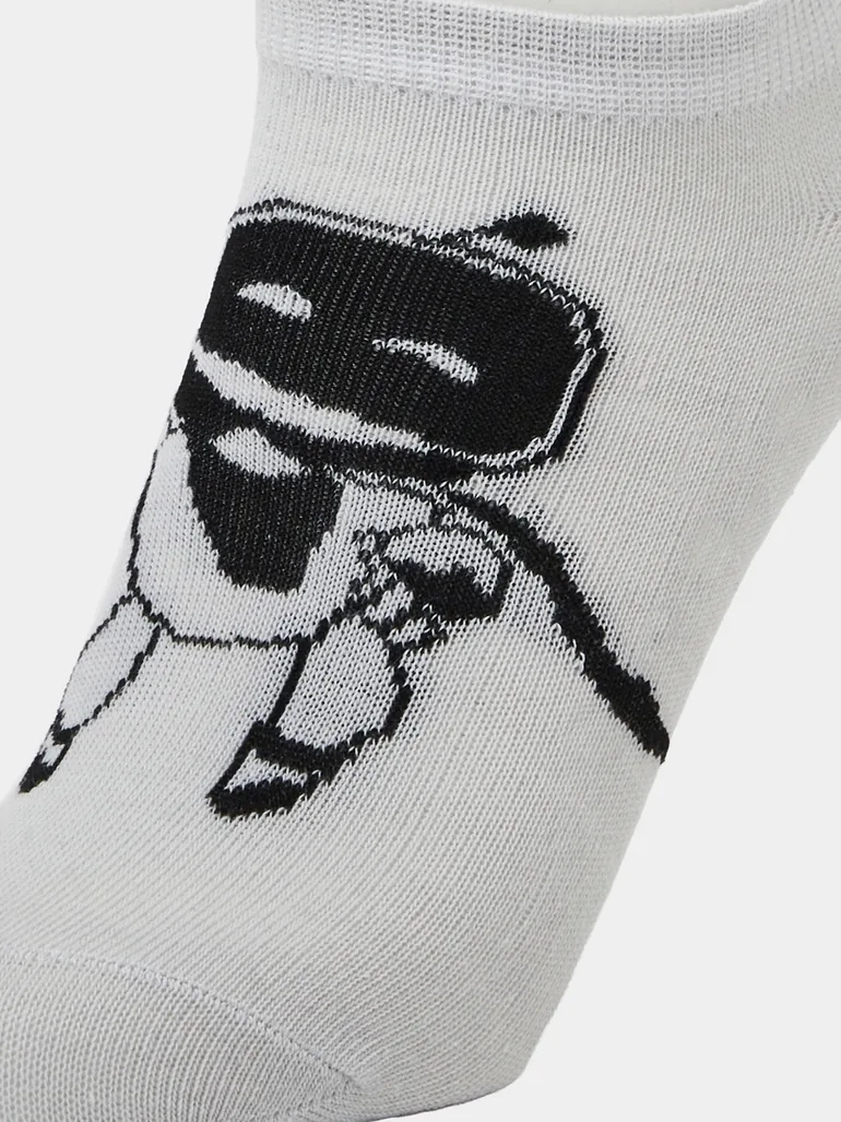 Boys Set of 3 - Astrobots Ankle Socks - 4