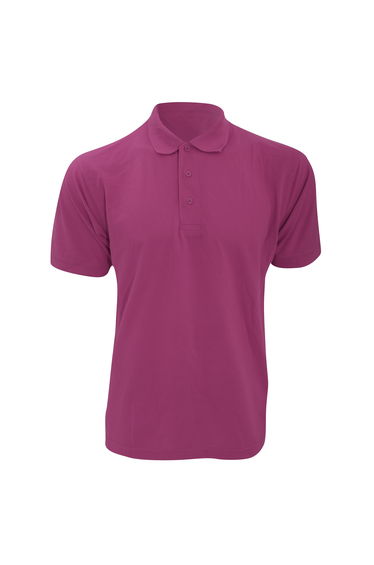 Kustom Kit Mens Klassic Superwash Short Sleeve Polo Shirt - Magenta