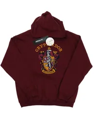 Harry Potter Girls Gryffindor Crest Hoodie - Burgundy - 1