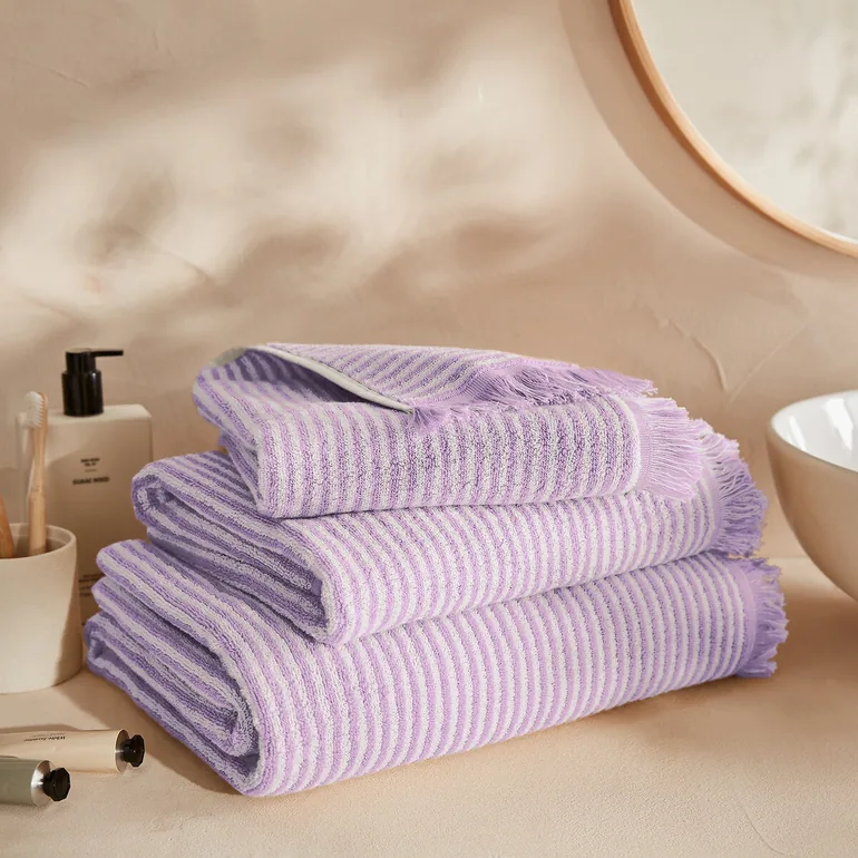 Malo Striped 100% Cotton Bath Sheet - 3