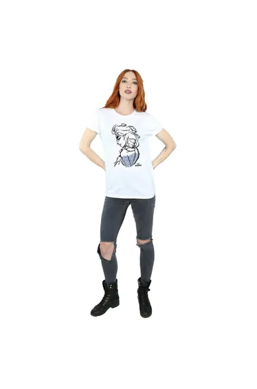 تيشيرت فروزن أبيض