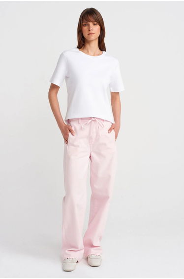 Dilvin Women's Cotton Crew Neck T-Shirt