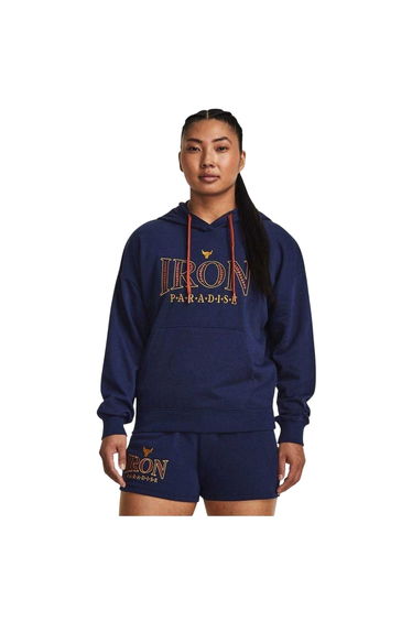 Under Armour Womens/Ladies Project Rock Hoodie - Blue