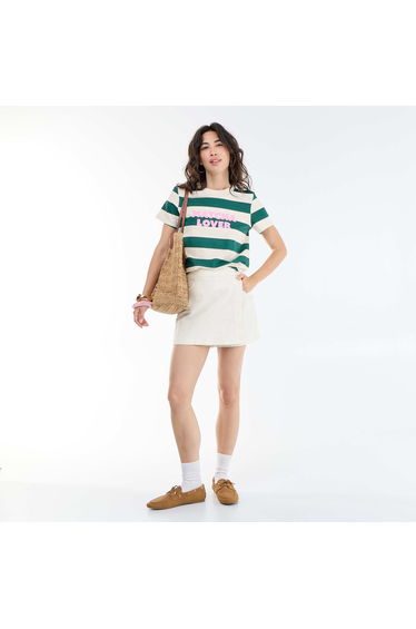 Printed T-shirt WHITE