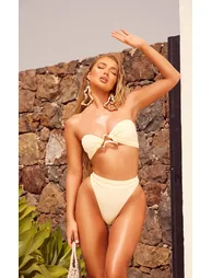 Sand High Waist Bikini Bottom - 1