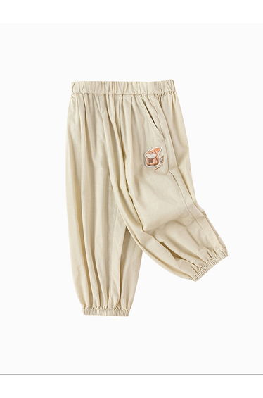 Girls' Pants With Patch Detail