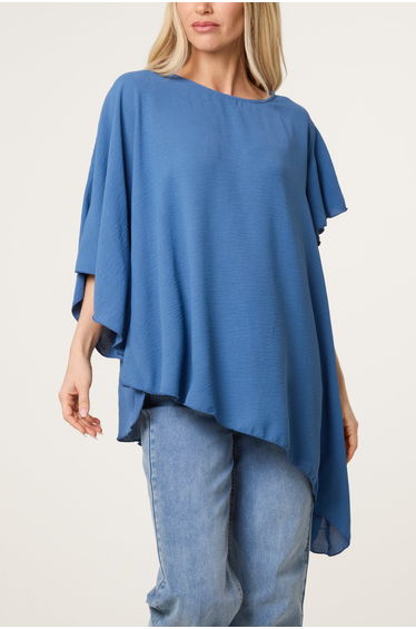 Short Sleeve Asymmetrical Top